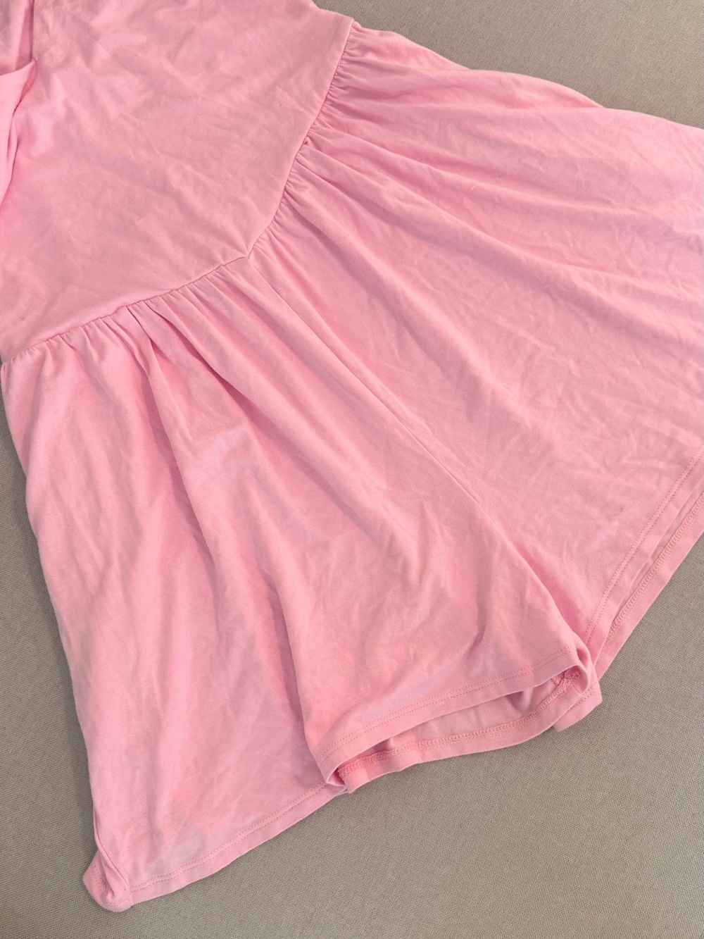 Wild Fable Pink Sleeveless Romper Women's Size Small Soft Stretch Casual One Pie - Picture 4 of 6